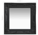 furnicato Wandspiegel Barock-Stil Schwarz Bild 5