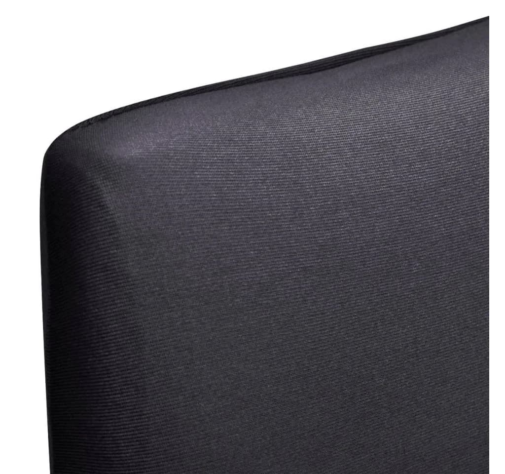 furnicato Stuhlhusse Anthrazit 6 Stück für Stühle bis 55 cm - Bild 5