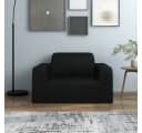 furnicato Dehnbare Sofahusse Schwarz 90–140 cm Bild 1