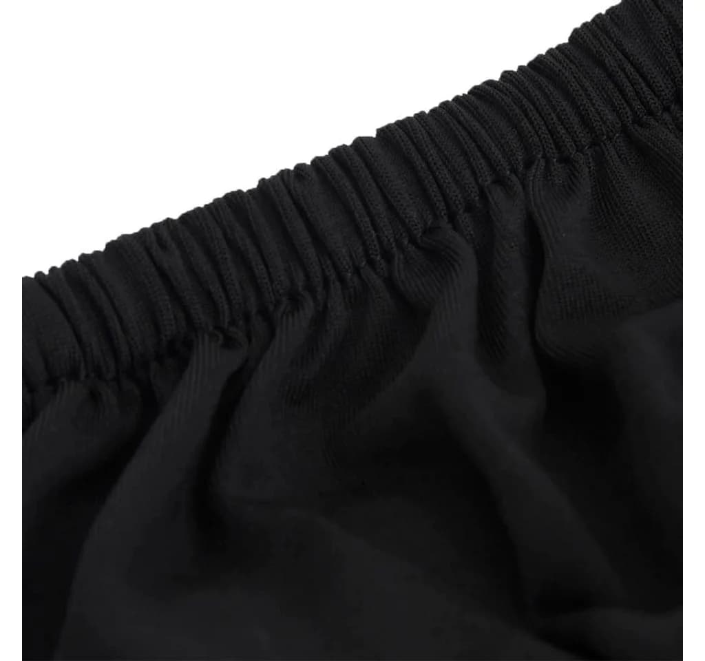 furnicato Dehnbare Sofahusse Schwarz 90–140 cm - Bild 5