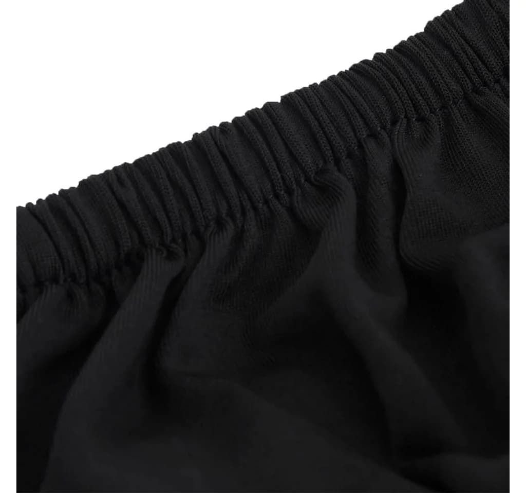 Furnicato Stretch Sofahusse 2-Sitzer Schwarz Polyester-Jersey - Bild 5
