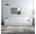 furnicato Dehnbare Sofahusse Weiß für 4-Sitzer Bild 1