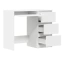 furnicato Schreibtisch Weiß Holzwerkstoff Bild 5