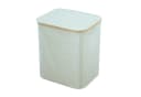 HTI-Living Wäschekorb Ilian mit Deckel Bambus Polyester Bild 2