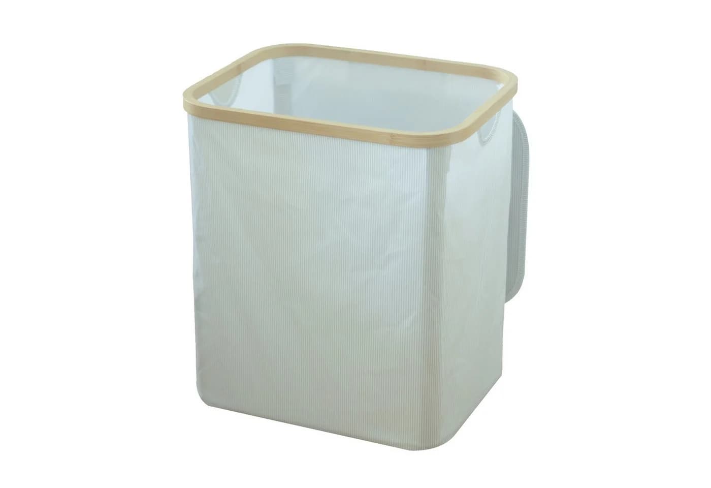 HTI-Living Wäschekorb Ilian mit Deckel Bambus Polyester - Bild 3