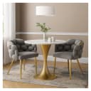HTI-Living Esszimmerstuhl Alsen Gold Grau Bild 1