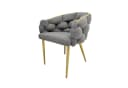 HTI-Living Esszimmerstuhl Alsen Gold Grau Bild 2