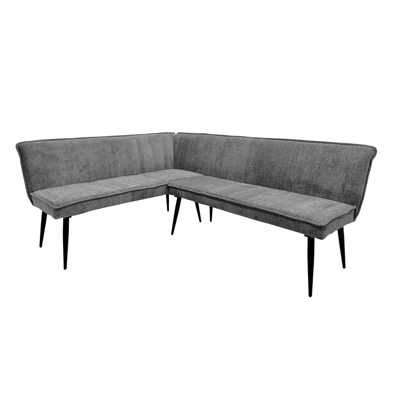 HTI-Living Eckbank Mesilla Blaugrau Retro Chenille