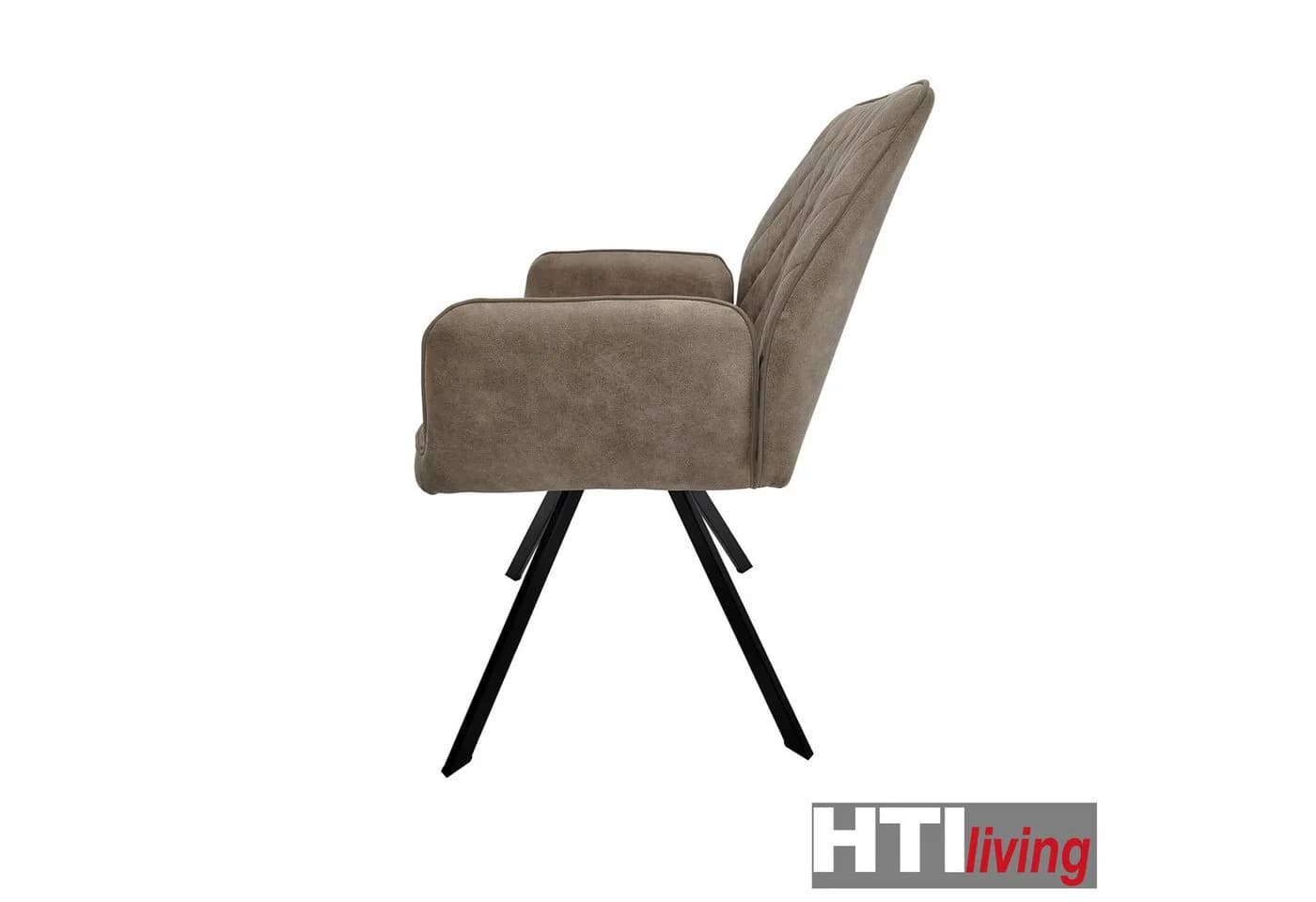 HTI-Living Polsterstuhl Esszimmerstuhl Tumalo Braun 2er-Set - Bild 5