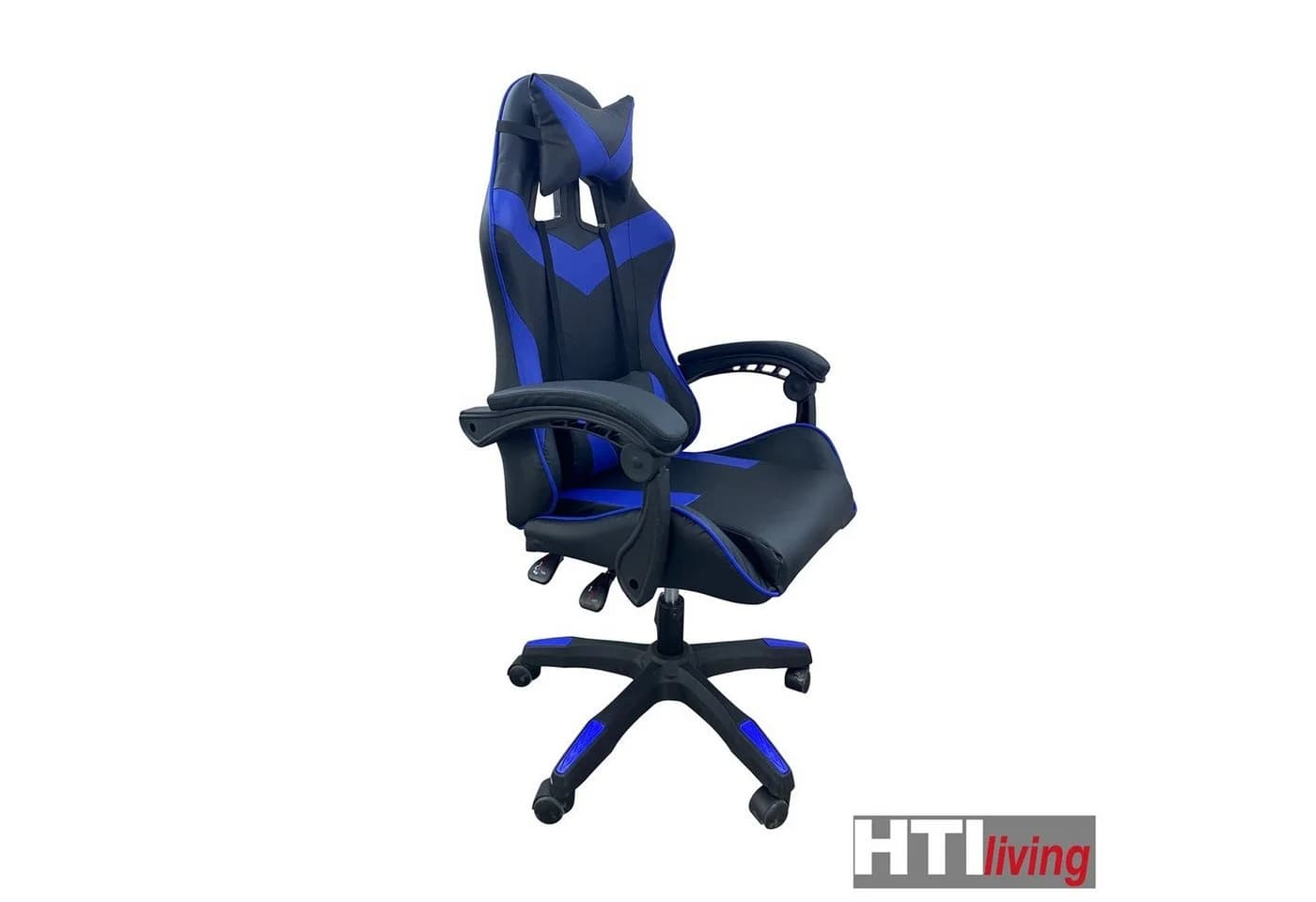 HTI-Living Schreibtischstuhl Krit Schwarz-Blau mit Kippfunktion - Bild 2