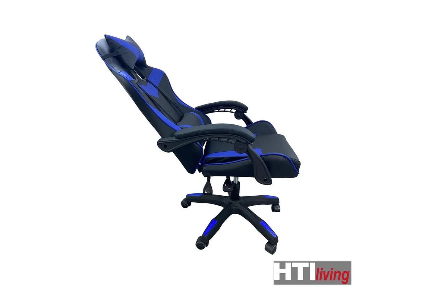 HTI-Living Schreibtischstuhl Krit Schwarz-Blau mit Kippfunktion - Bild 5