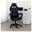HTI-Living Schreibtischstuhl Krit Schwarz höhenverstellbar mit Massagefunktion Bild 1