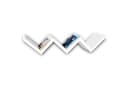 HTI-Living Wandregal Altona Weiß 3-fach MDF Bild 2