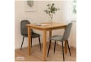 HTI-Living Esszimmerstuhl Savannah Grau Samt Bild 1