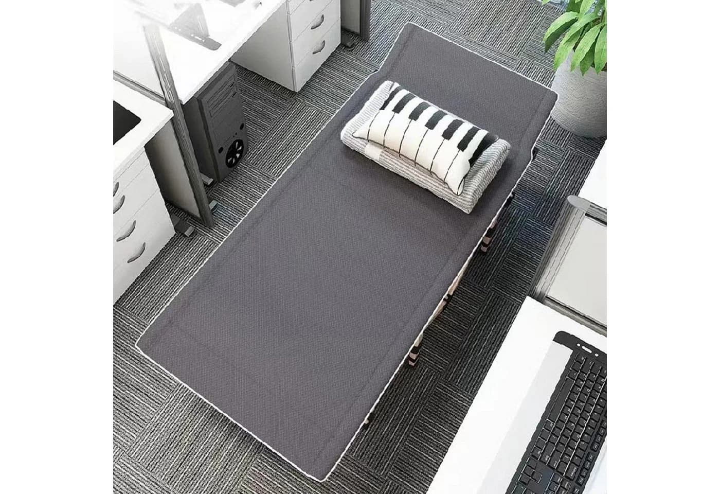HTI-Living Gästebett Faltliege Binia Grau Metall Polyester - Bild 2