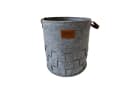 HTI-Living Wäschekorb Briena 55 Liter Filz Hellgrau Bild 2