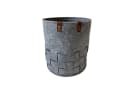 HTI-Living Wäschekorb Briena 55 Liter Filz Hellgrau Bild 3