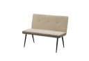 HTI-Living Polsterbank 2-Sitzer Taupe Joschka Retro-Charme Bild 3