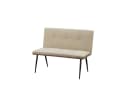 HTI-Living Polsterbank 2-Sitzer Bank Antikbraun/Taupe Joschka Bild 3