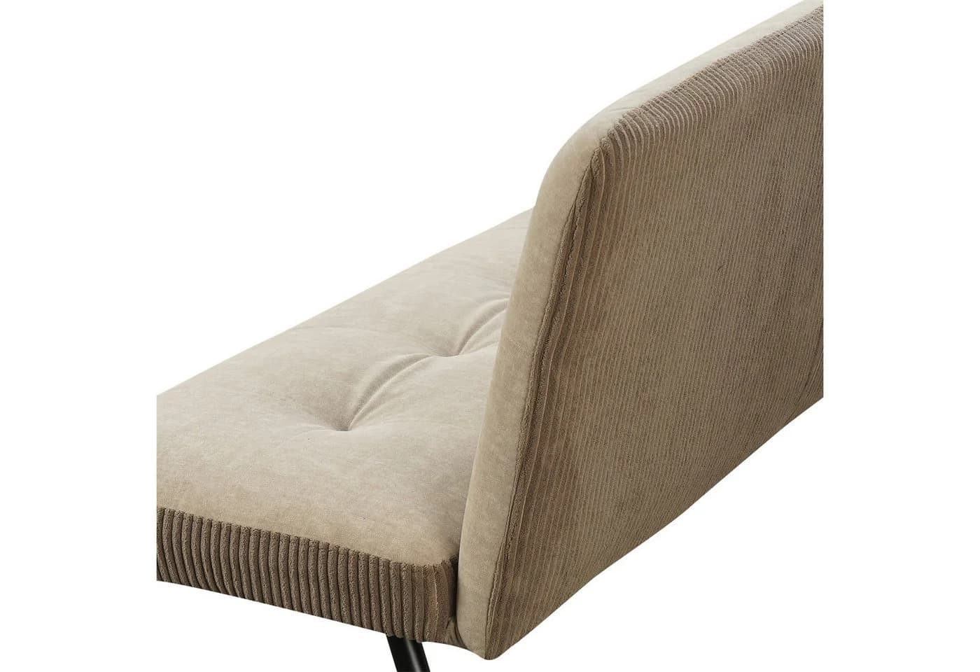 HTI-Living Polsterbank 3-Sitzer Taupe Joschka Retro - Bild 2