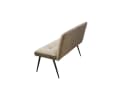 HTI-Living Polsterbank 3-Sitzer Taupe Joschka Retro Bild 4