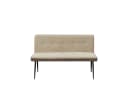 HTI-Living Polsterbank 3-Sitzer Taupe Joschka Retro Bild 5