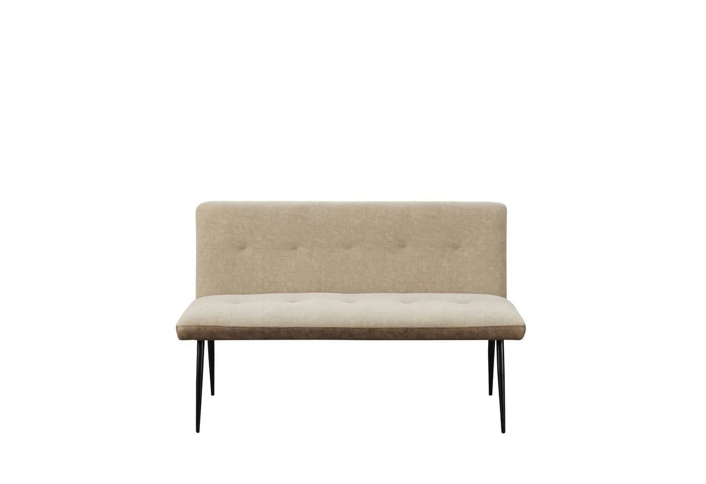 HTI-Living Polsterbank 3-Sitzer Joschka Antikbraun/Taupe Retro - Bild 5