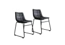 HTI-Living Esszimmerstuhl Sadie Dunkelgrau 2er Set Bild 2