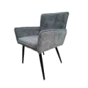 HTI-Living Esszimmerstuhl Mesilla Anthrazit Chenille-Polsterstuhl Bild 1