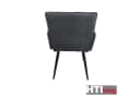 HTI-Living Esszimmerstuhl Mesilla Anthrazit Chenille-Polsterstuhl Bild 5