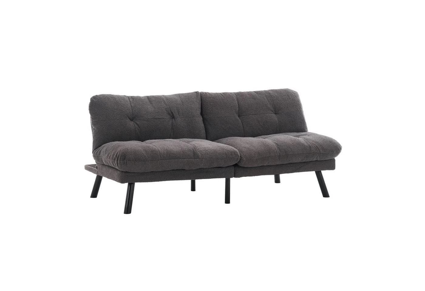 HTI-Living Schlafsofa Emela Grau mit Schlaffunktion - Bild 3