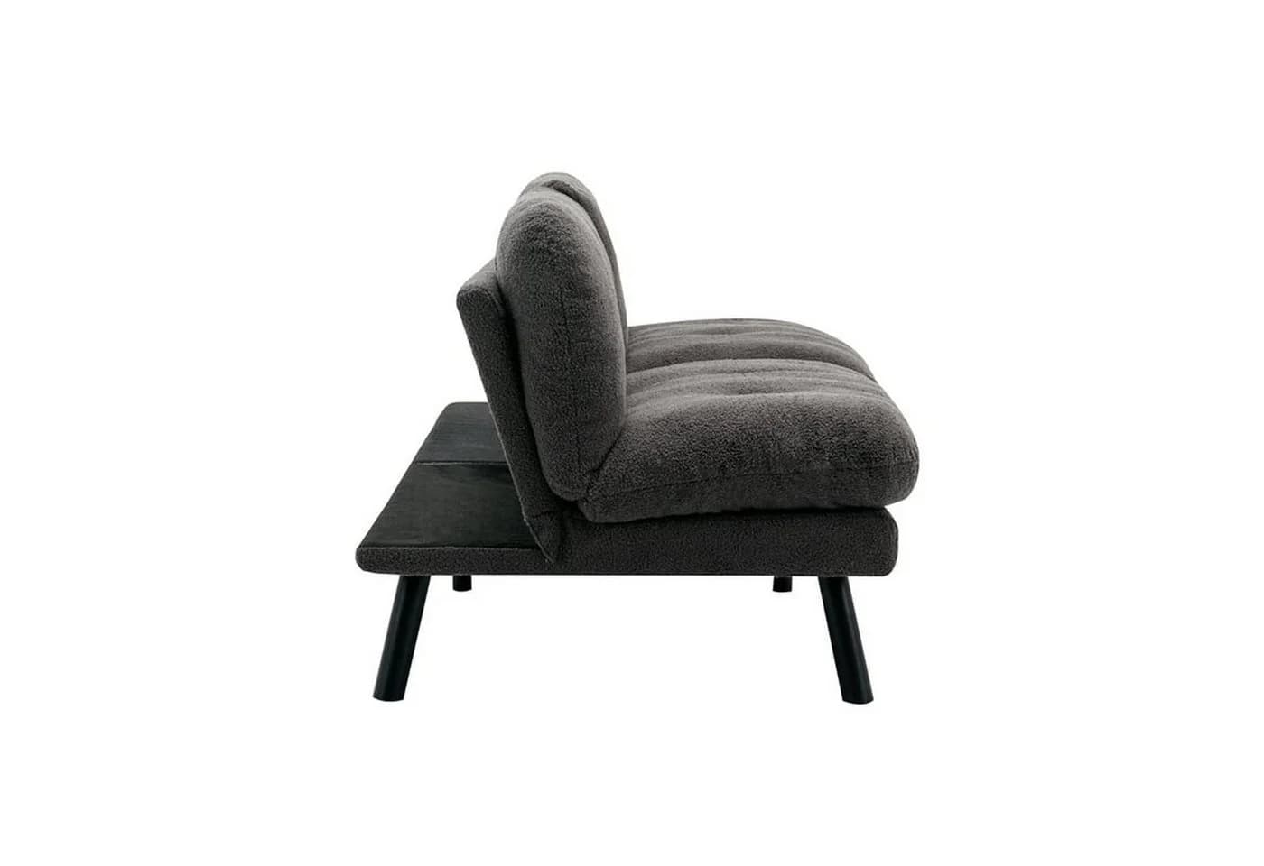 HTI-Living Schlafsofa Emela Grau mit Schlaffunktion - Bild 4