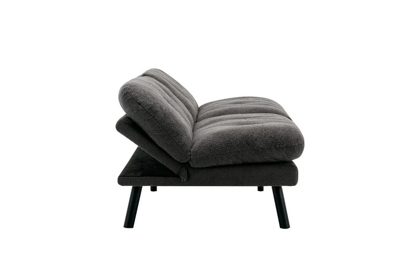HTI-Living Schlafsofa Emela Grau mit Schlaffunktion - Bild 5