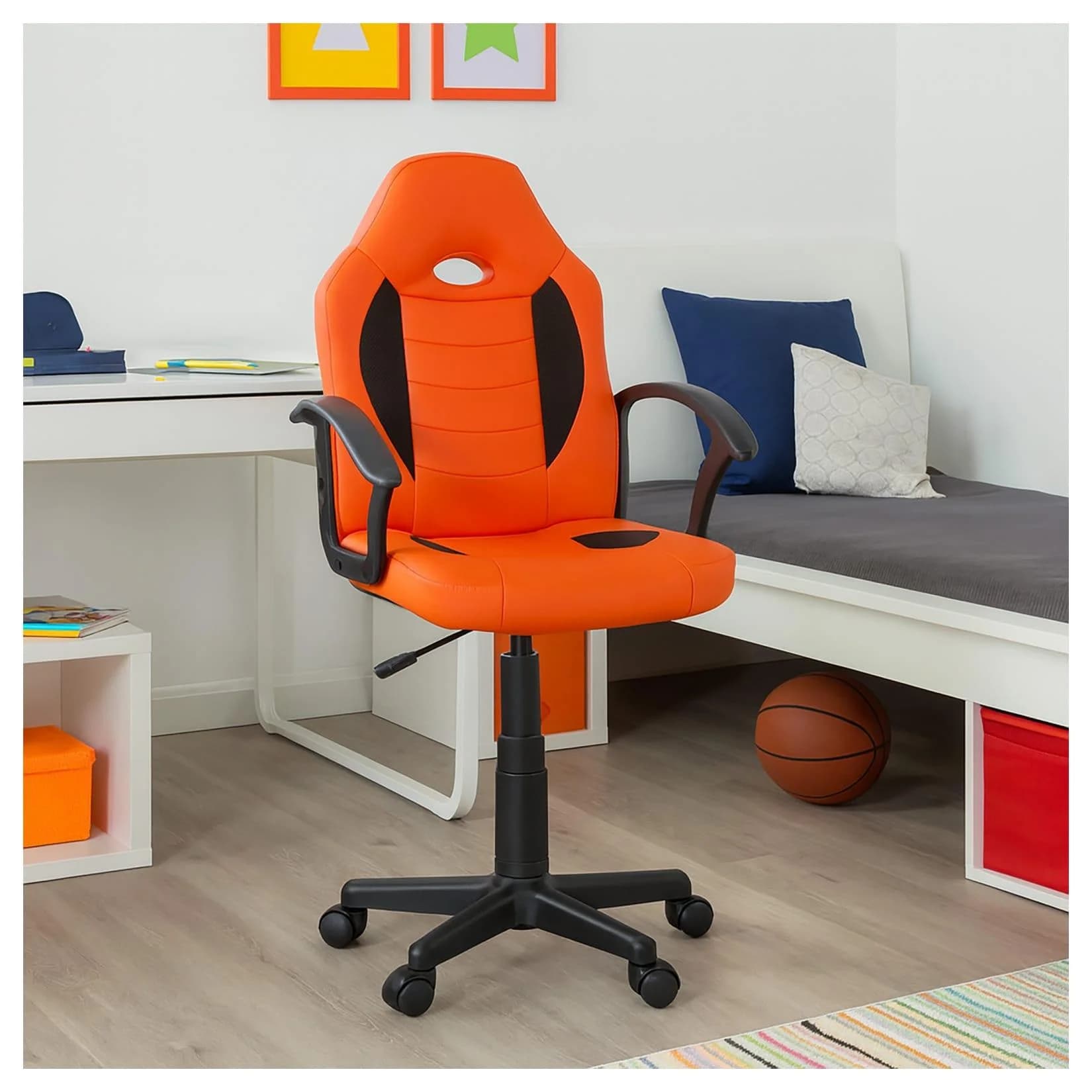 HTI-Living Schreibtischstuhl Daytona Junior Orange höhenverstellbar - Bild 1