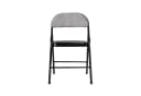 HTI-Living Klappstuhl Wedigo Velvet Grau Bild 1