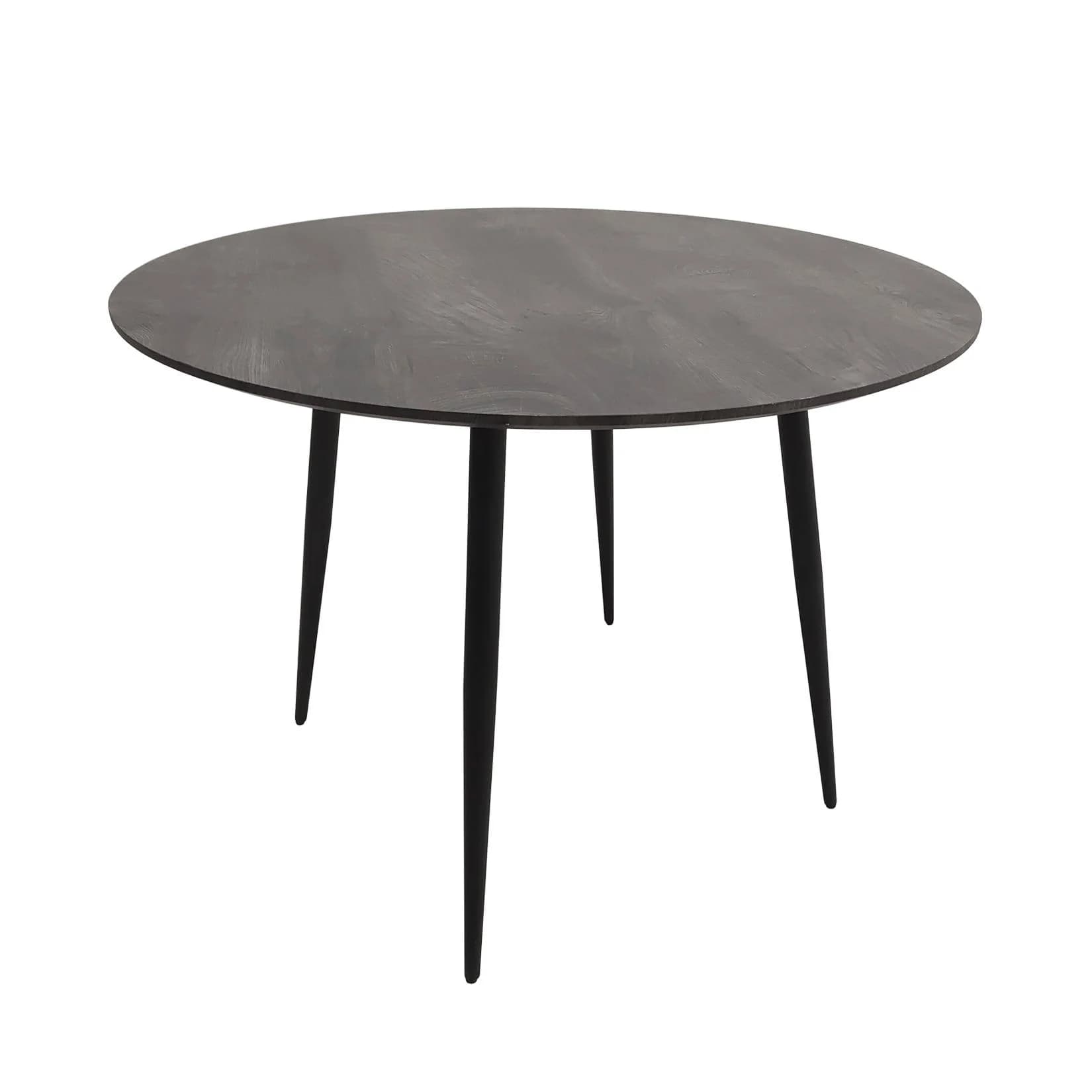 HTI-Living Tisch Elyas Rund Schwarz/Weiß Marmoroptik
