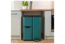HTI-Living Mülltrennsystem Jannik 60L Türkis Edelstahl Bild 1