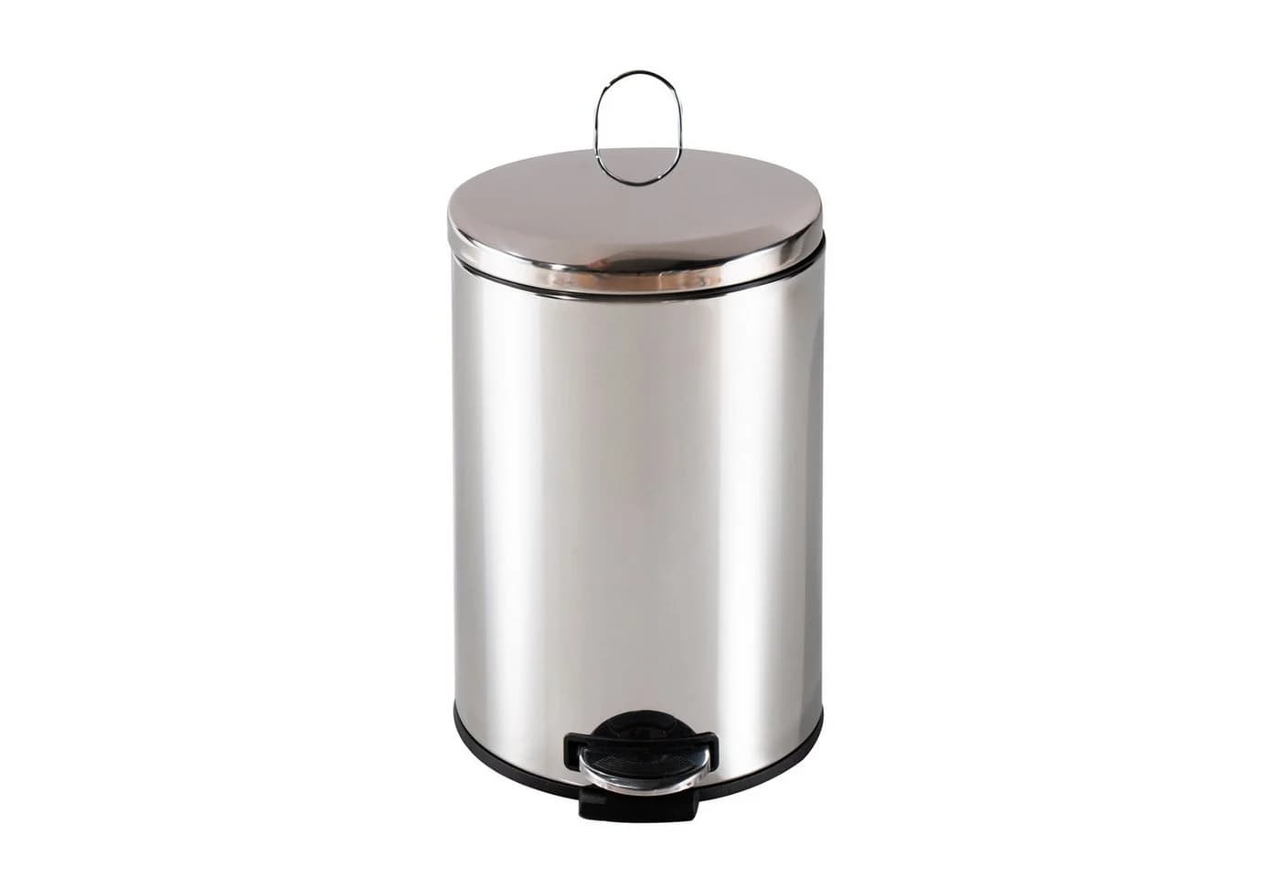HTI-Living Mülleimer Jannik 12L Edelstahl Soft-Close Trittmechanismus Silber - Bild 3