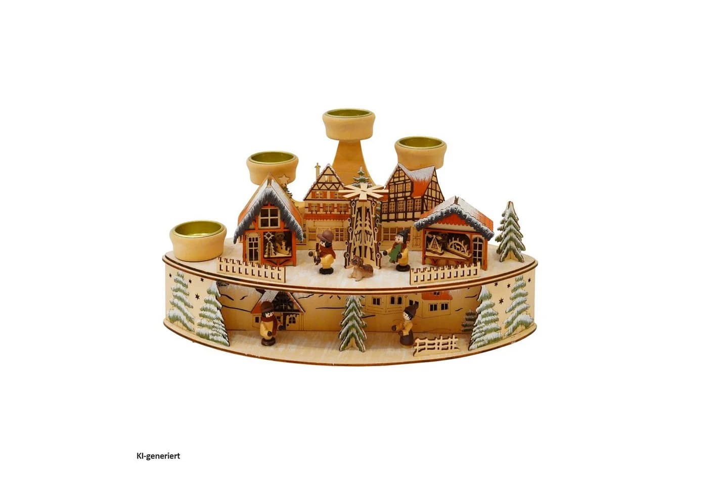 HTI-Living Adventsleuchter Weihnachtspyramide LED-Beleuchtung - Bild 2