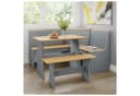 HTI-Living Eckbankgruppe 3-teilig Marija Grau Landhausstil Bild 3