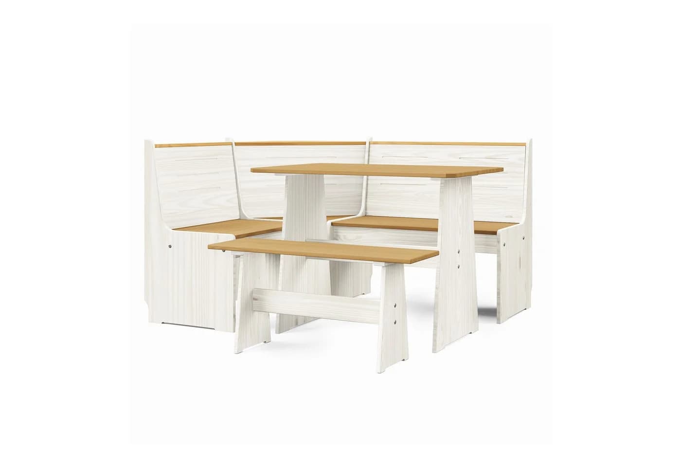 HTI-Living Sitzgruppe 3-teilig Marija Weiß Landhausstil - Bild 2