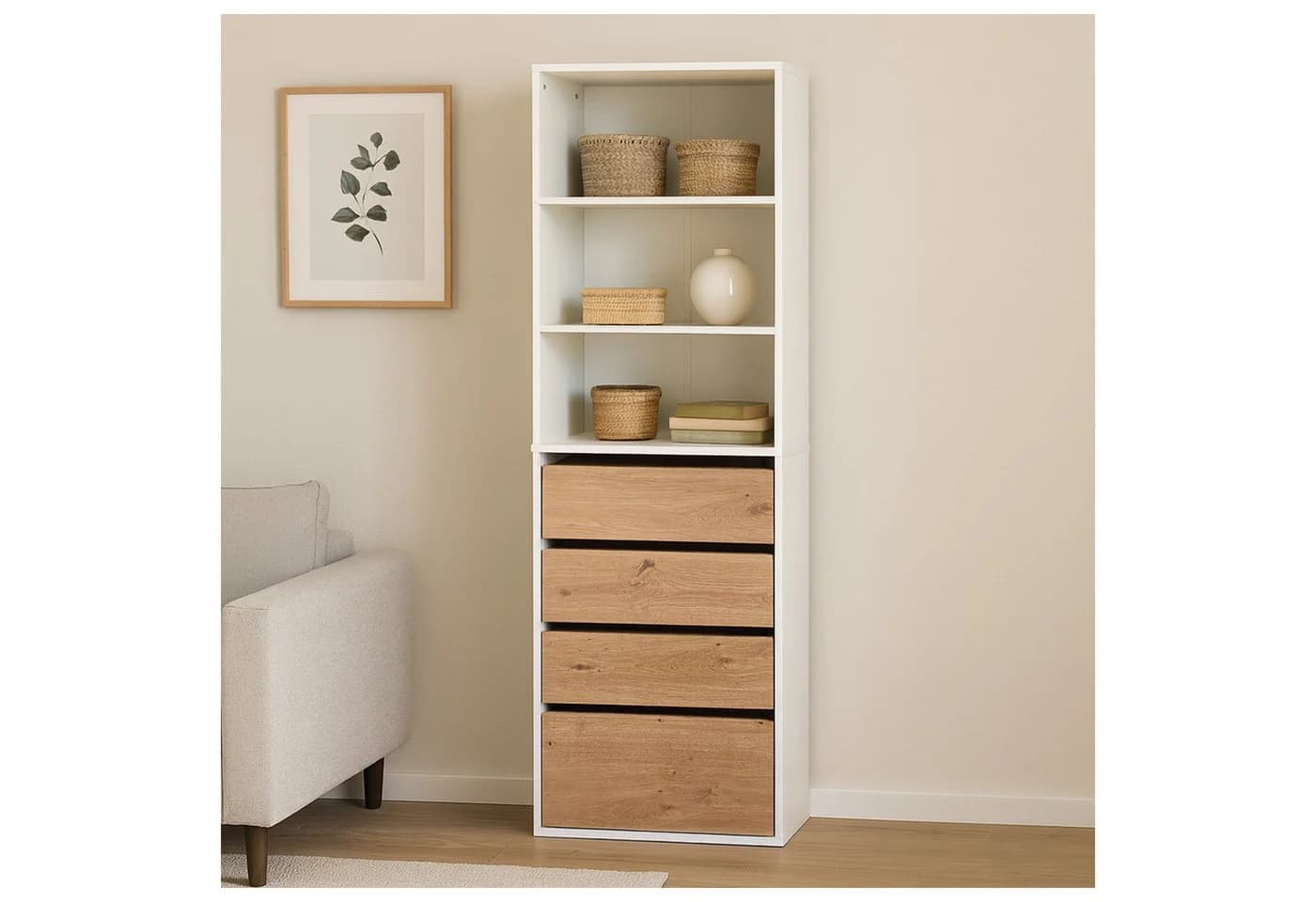 HTI-Line Kommode Nina XXL Weiß - Bild 2