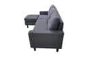 HTI-Living Ecksofa Reva Grau mit variabler Ottomane Bild 2
