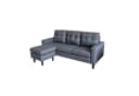 HTI-Living Ecksofa Reva Grau mit variabler Ottomane Bild 5