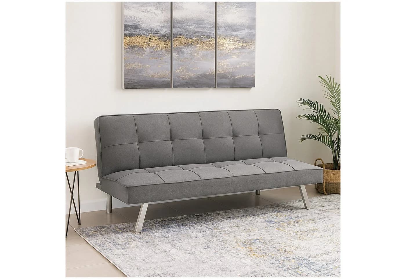 HTI-Living Schlafsofa Milena Modernes Sofa mit Metallbeinen - Bild 2
