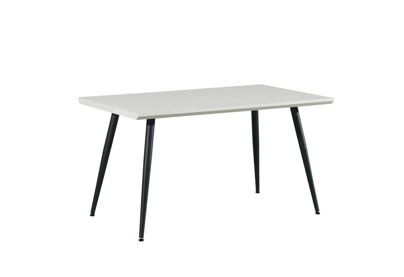 HTI-Living Esstisch Alrik Weiß Schwarz - Bild 2