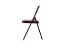 HTI-Living Klappstuhl Schwarz Velvet Metallgestell Bild 3