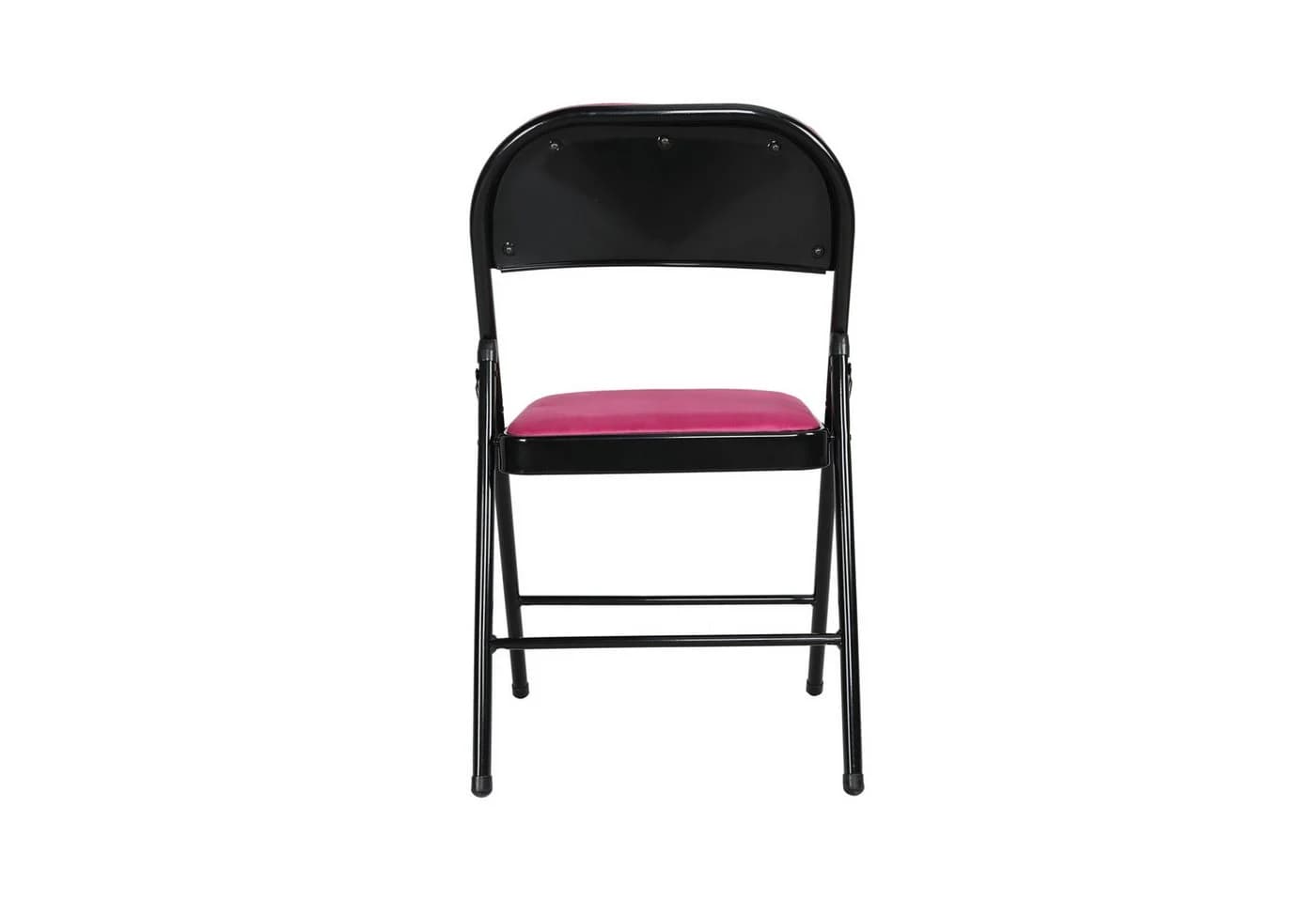 HTI-Living Klappstuhl Schwarz Velvet Metallgestell - Bild 4