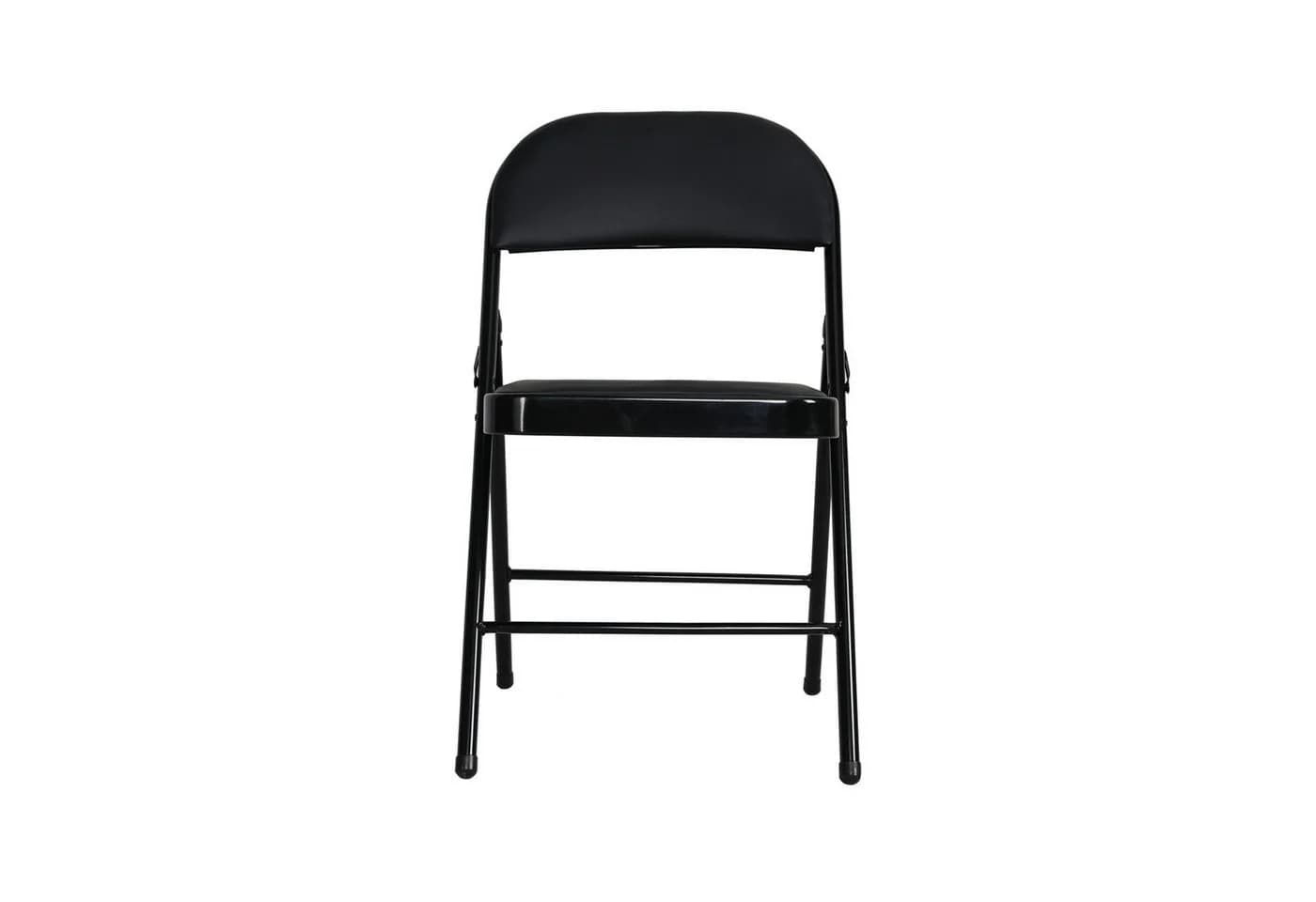 HTI-Living Klappstuhl Kunstleder Gestell Schwarz