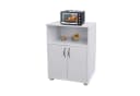 HTI-Living Hochschrank Küchenschrank Weiß Blanca Mehrzweckschrank Bild 3